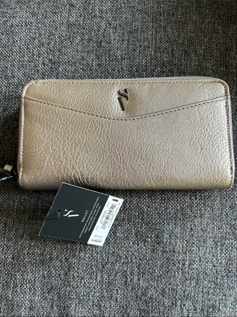Simply Vera Champagne Signature Wallet by Vera Wang